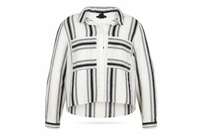 Womens UK Size 10 H&M White Basic Button-Up