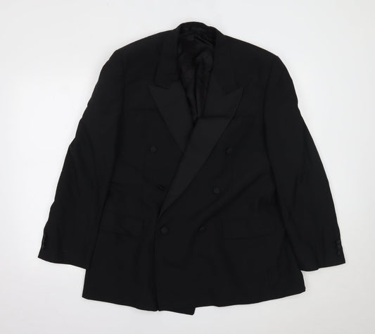 Mr Henry Mens Black   Jacket Suit Jacket Size 42