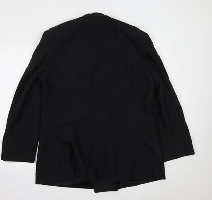 Mr Henry Mens Black   Jacket Suit Jacket Size 42