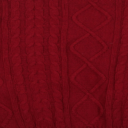 Matalan Womens Red  Knit Pullover Sweatshirt Size L