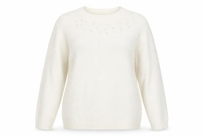 Womens UK Size XL Peacocks White Pullover Jumper
