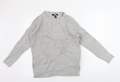 Womens UK Size 6 Atmosphere Grey Pullover Jumper
