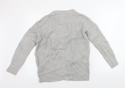Womens UK Size 6 Atmosphere Grey Pullover Jumper