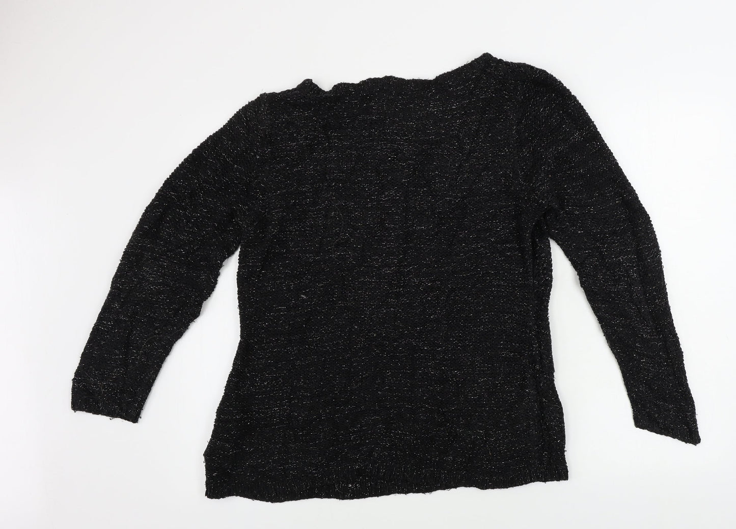 Womens UK Size XL Yessica Black Pullover Jumper