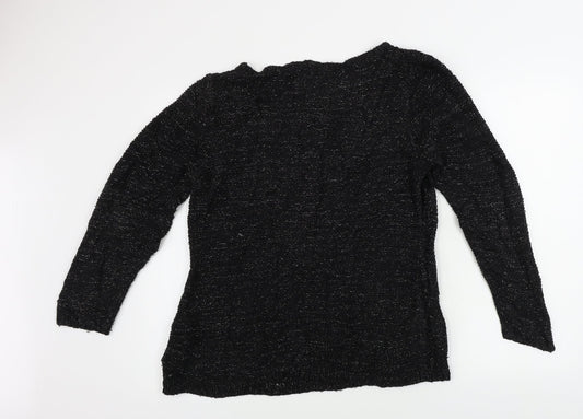 Womens UK Size XL Yessica Black Pullover Jumper