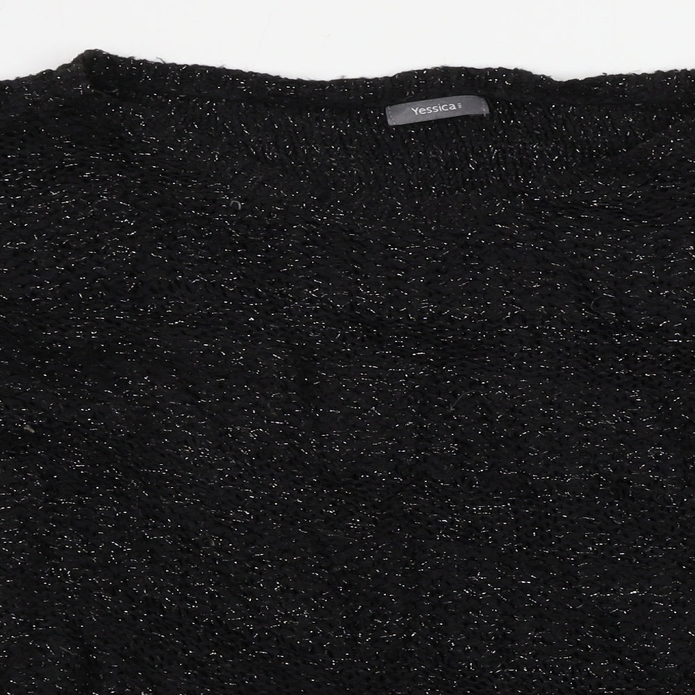 Womens UK Size XL Yessica Black Pullover Jumper