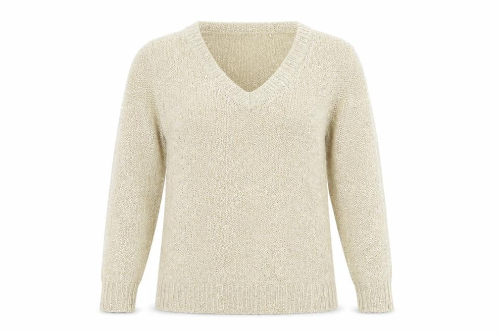 Womens UK Size L Oasis Beige Pullover Jumper
