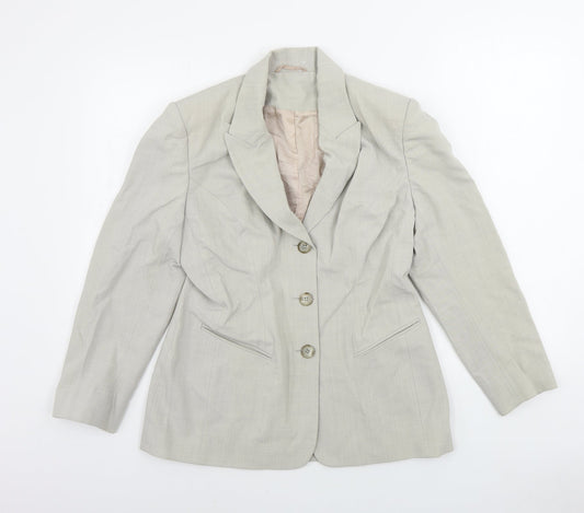 Principles  Womens Grey   Jacket Blazer Size 12