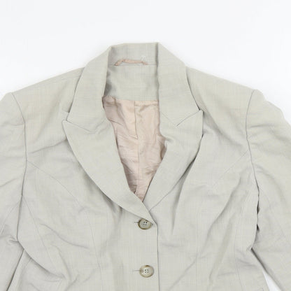 Principles  Womens Grey   Jacket Blazer Size 12