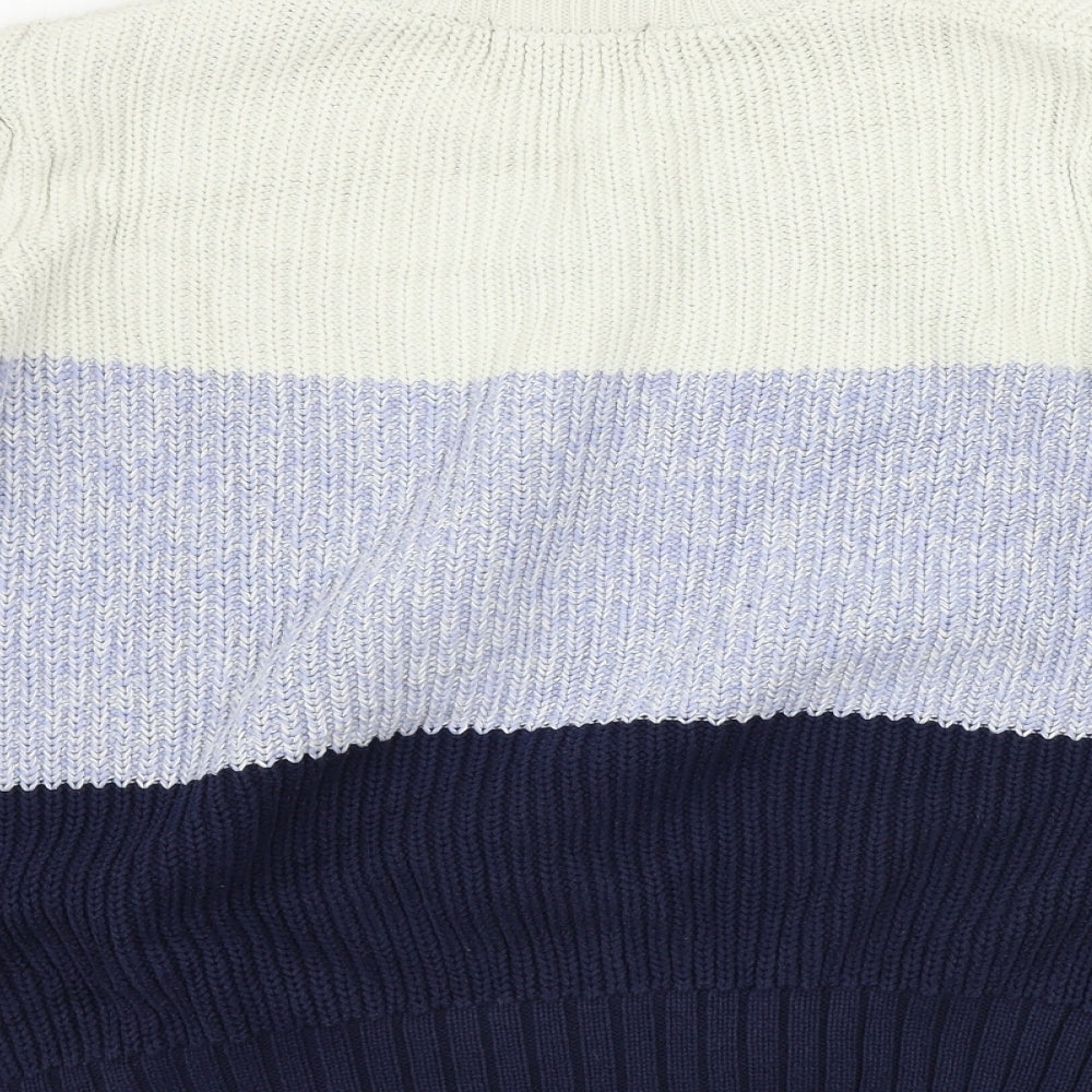 Womens UK Size S Marks and Spencer Blue Pullover Jumper
