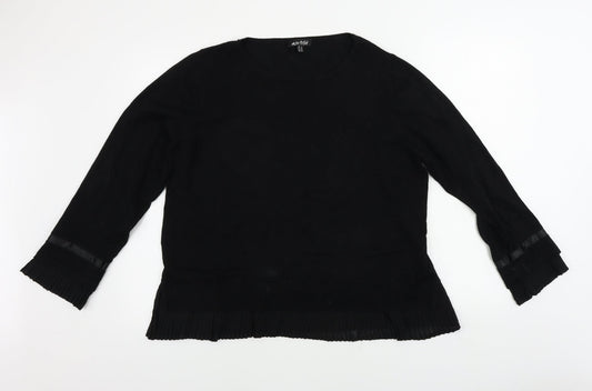Marbel  Womens Black   Pullover Jumper Size 4