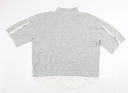 Womens UK Size M French Connection Grey Pullover Jumper