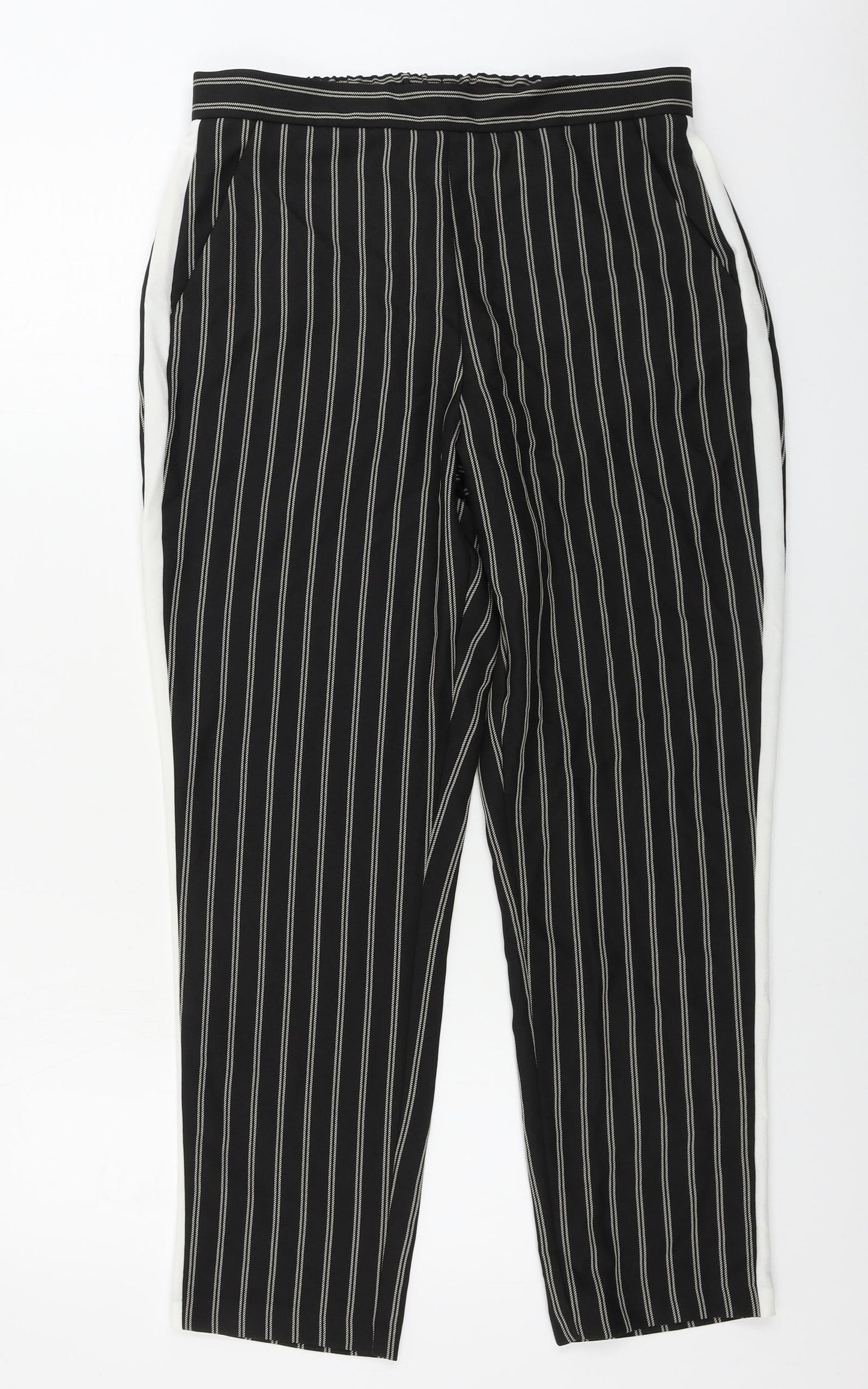 Womens UK Size 10 ASOS Regular Fit  Black Trousers