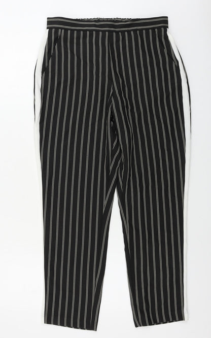Womens UK Size 10 ASOS Regular Fit  Black Trousers