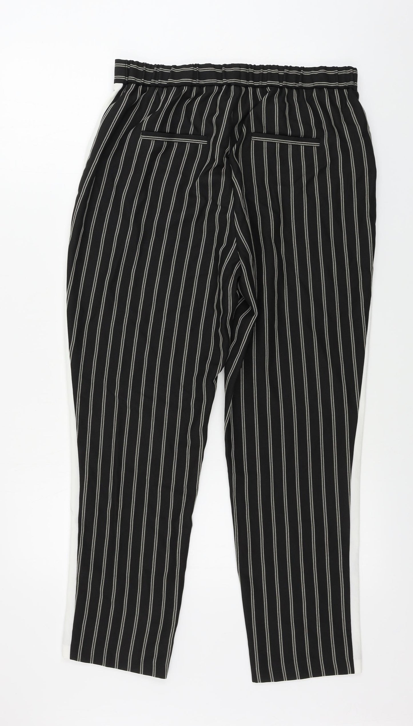 Womens UK Size 10 ASOS Regular Fit  Black Trousers