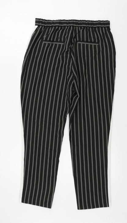 Womens UK Size 10 ASOS Regular Fit  Black Trousers