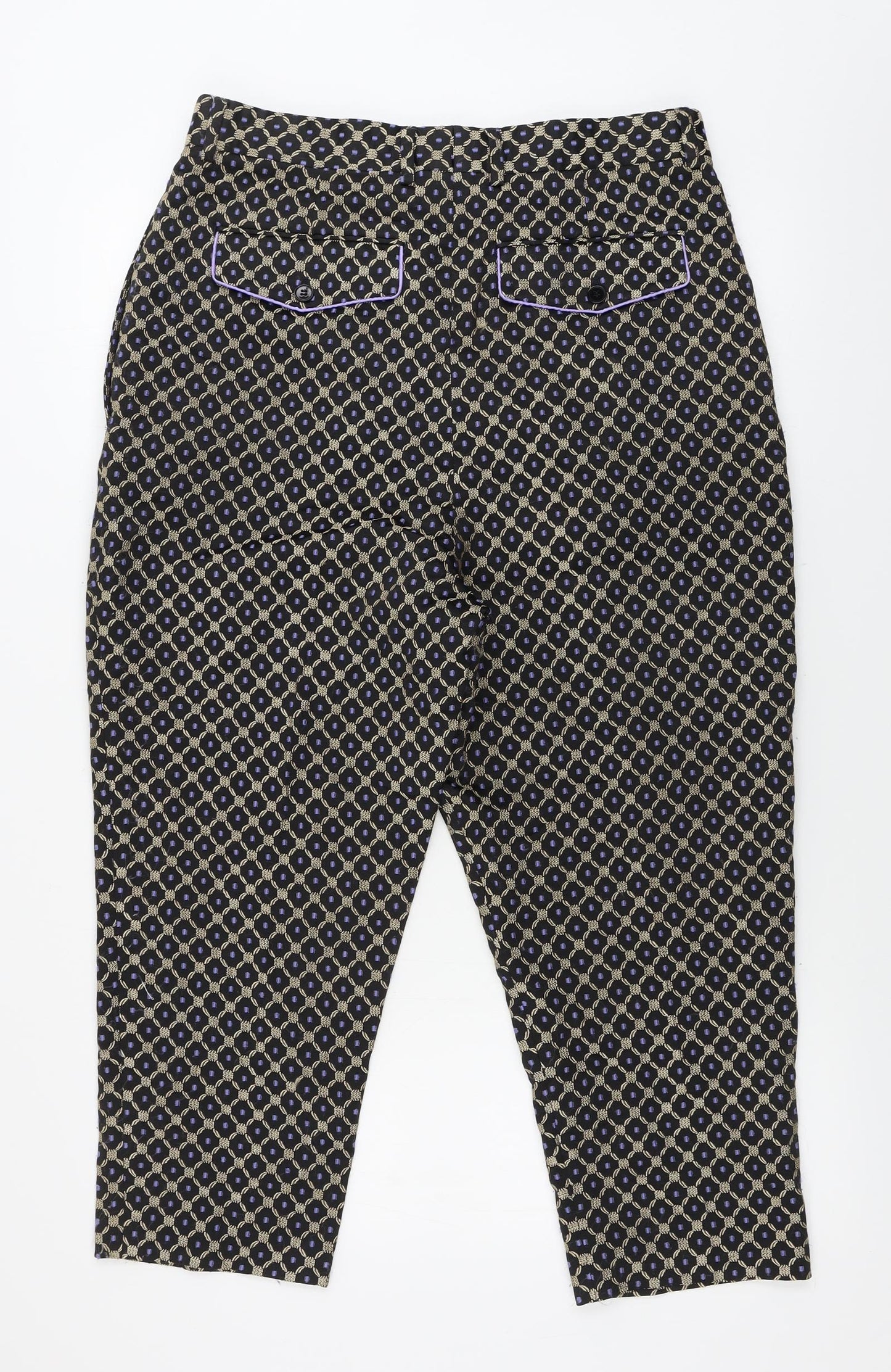 Womens UK Size 32 in ASOS Relaxed Fit  Black Trousers
