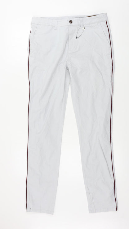 Womens UK Size 31 in ASOS Regular Fit  Grey Trousers