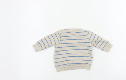 F&F  Boys Green   Pullover Jumper Size 0-3 Months