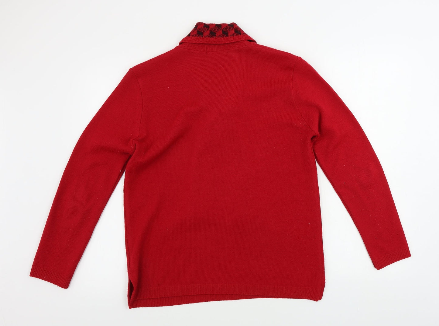 Womens UK Size M MONIQUE Red Pullover Jumper