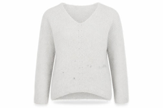 Womens UK Size S Atmosphere Beige Pullover Jumper