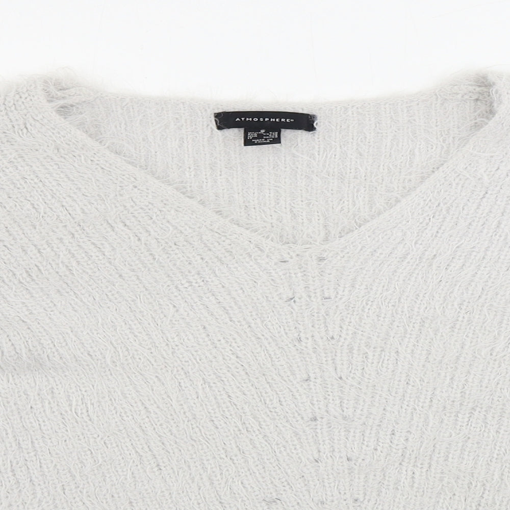 Womens UK Size S Atmosphere Beige Pullover Jumper