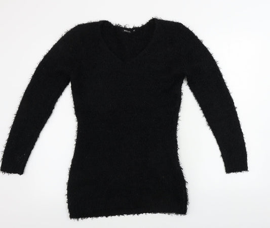 Womens UK Size 10 Brave Soul Black Pullover Jumper