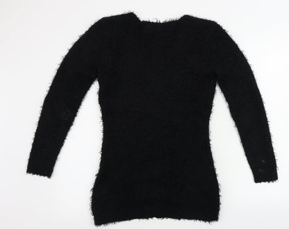 Womens UK Size 10 Brave Soul Black Pullover Jumper