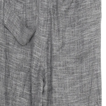Womens UK Size M Light Before Dark Regular Fit  Grey Trousers