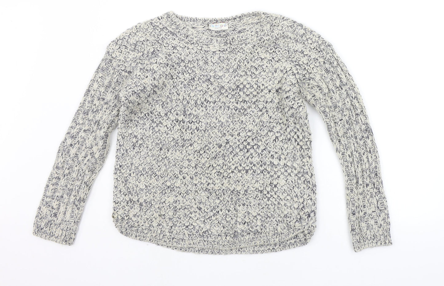 Womens UK Size 10 Marks and Spencer Beige Pullover Jumper