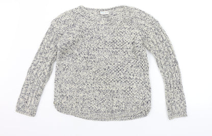 Womens UK Size 10 Marks and Spencer Beige Pullover Jumper