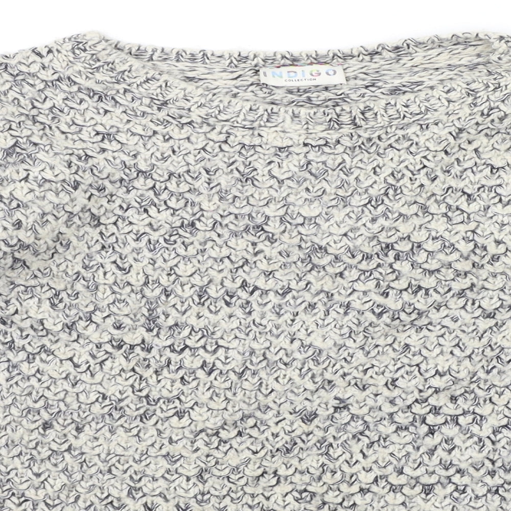 Womens UK Size 10 Marks and Spencer Beige Pullover Jumper