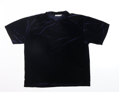 Light Before Dark Womens Blue   Pullover Jumper Size S