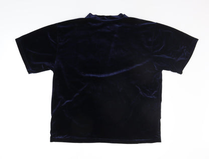 Light Before Dark Womens Blue   Pullover Jumper Size S