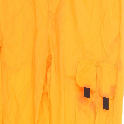 Womens UK Size 32 in Preworn Regular Fit  Orange Trousers