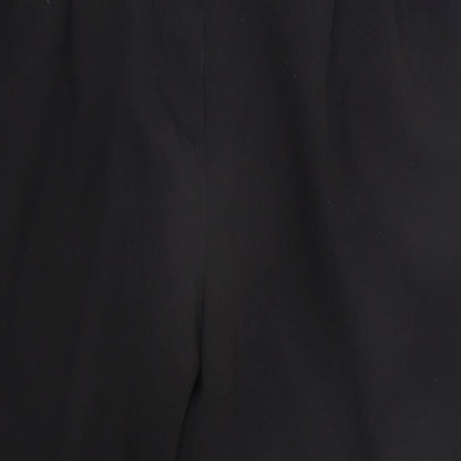George Womens Black   Trousers  Size 16 L24 in - BELTED