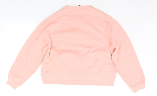 Womens UK Size M New Look Orange Pullover Jumper
