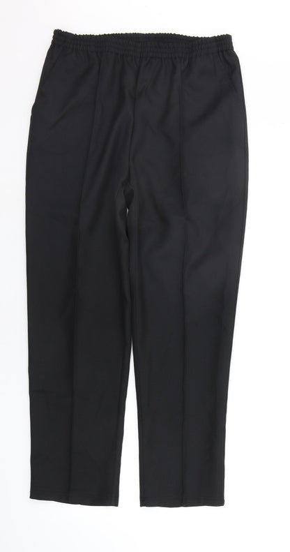 Womens UK Size  Damart Regular Fit  Black Trousers