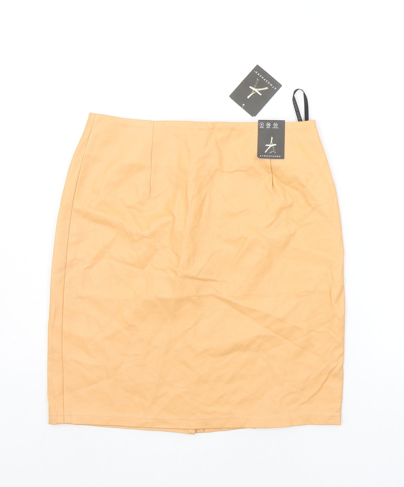 Atmosphere Womens Orange   A-Line Skirt Size 8