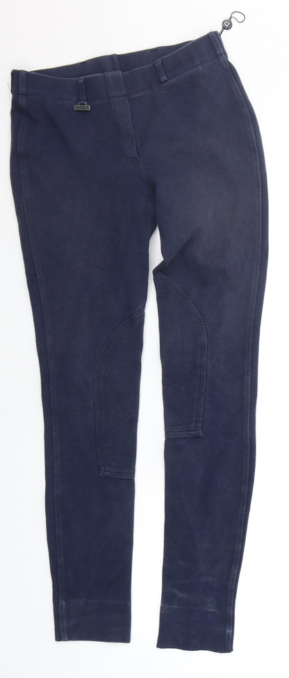 Womens UK Size 10 Dublin Regular Fit Jegging Blue Trousers
