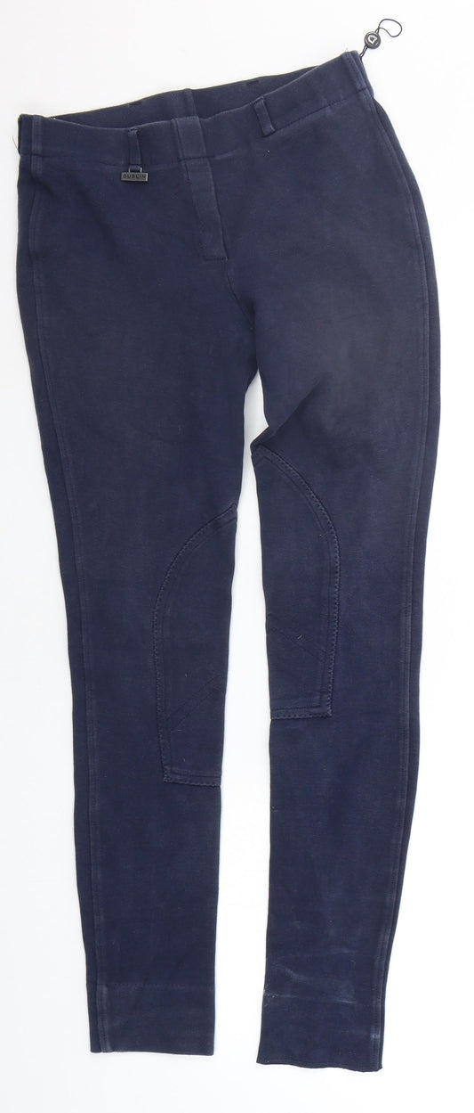 Womens UK Size 10 Dublin Regular Fit Jegging Blue Trousers