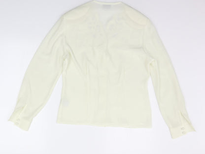 WHIMSY Womens White   Cardigan Jumper Size 10