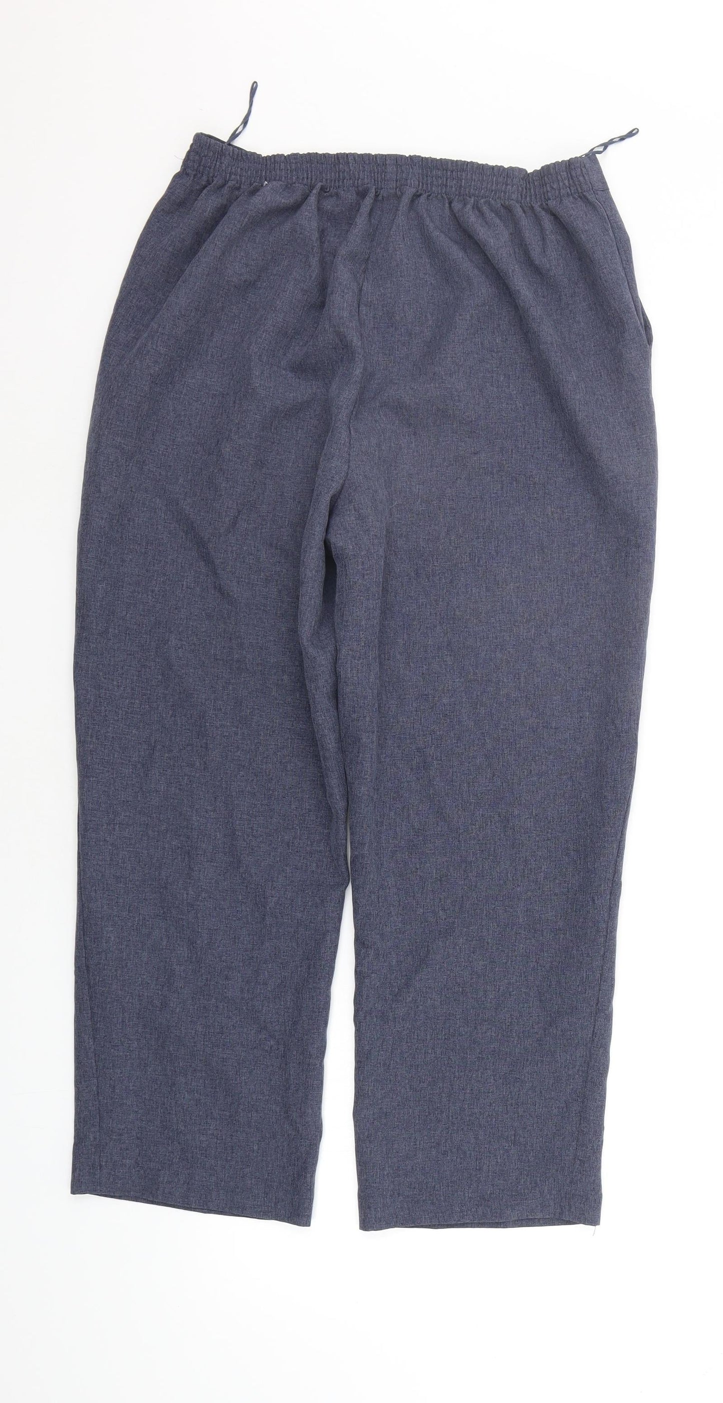 Bonmarché Womens Blue   Trousers  Size 12 L24 in