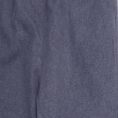 Bonmarché Womens Blue   Trousers  Size 12 L24 in