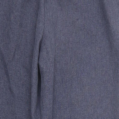 Bonmarché Womens Blue   Trousers  Size 12 L24 in