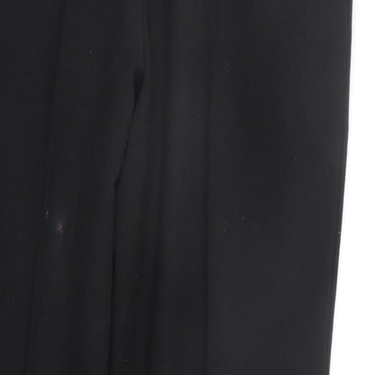 Womens UK Size 14 Preworn Regular Fit  Black Trousers
