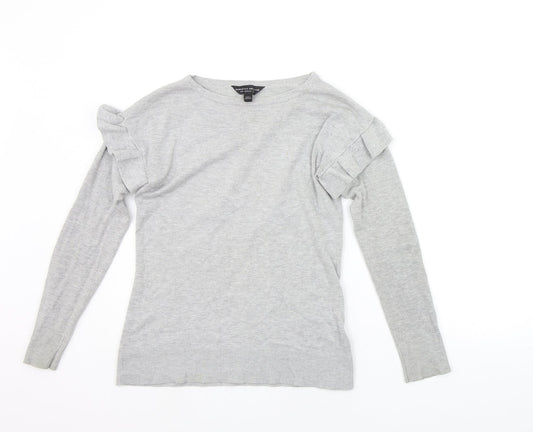 Womens UK Size 6 Dorothy Perkins Grey Pullover Jumper
