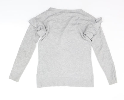 Womens UK Size 6 Dorothy Perkins Grey Pullover Jumper