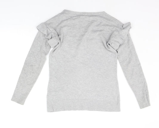 Womens UK Size 6 Dorothy Perkins Grey Pullover Jumper
