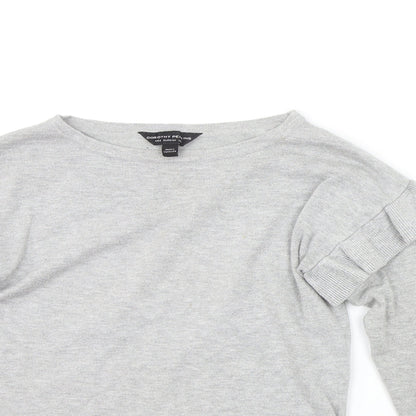 Womens UK Size 6 Dorothy Perkins Grey Pullover Jumper